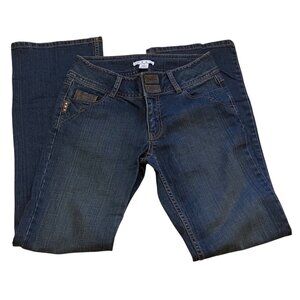 Cabi Womens Contemporary Fit Dark Wash Denim Jeans Size 8